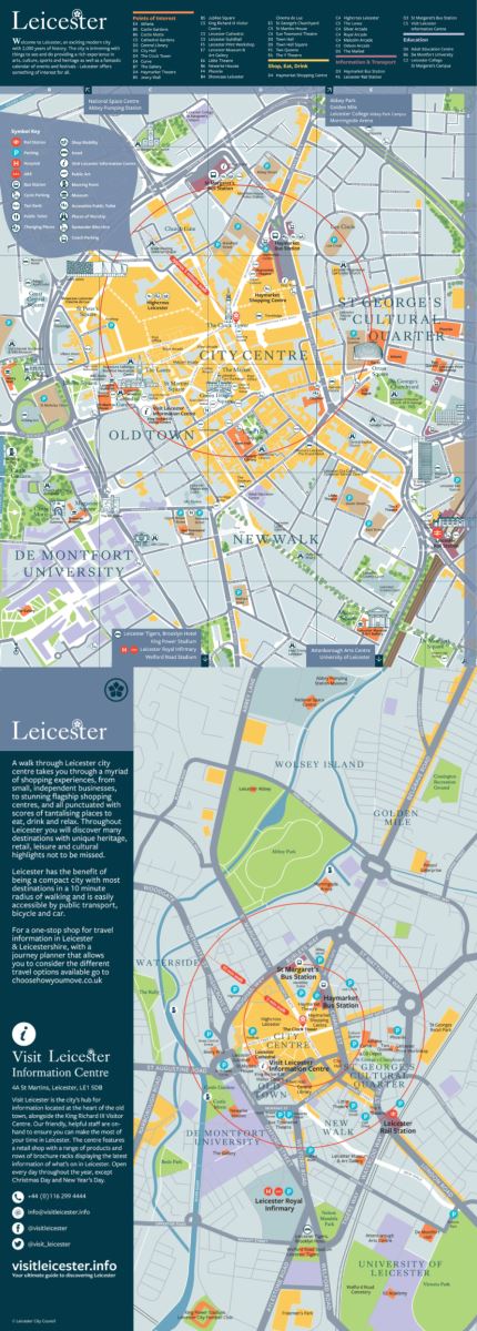 Leicester City Map